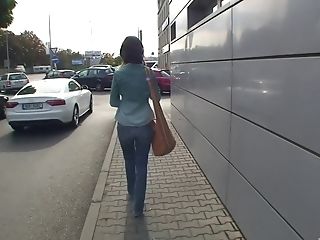 Outdoor Fucking In The Czech Streets With Black-haired Nikola Jiraskova