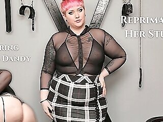 Reprimanding Her Student; Pink Hair Bbw Solo With Princess Dandy