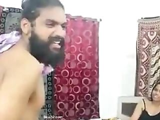 Indian Desi Duo Fuck In Rear End Style