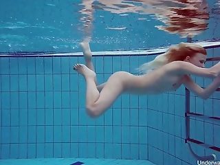 Almost Titless Nymphomaniac Milana Voda And Her Perverted Nude Underwater Showcase